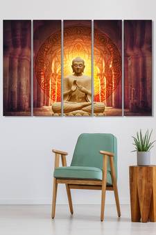 999Store    Yellow  wood home wall decor