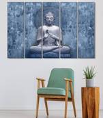 999Store    Blue wood home wall decor