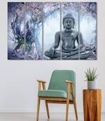 999Store    Blue wood home wall decor