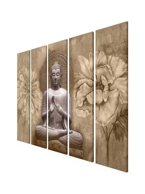 999Store    White wood home wall decor 3