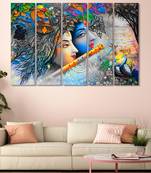 999Store    Blue wood home wall decor