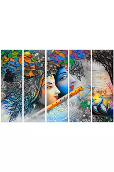 999Store    Blue wood home wall decor