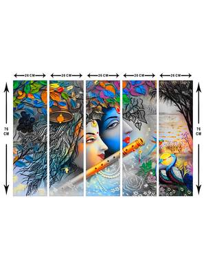 999Store    Blue wood home wall decor 5