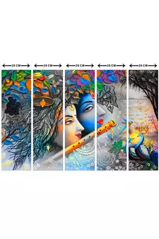 999Store    Blue wood home wall decor
