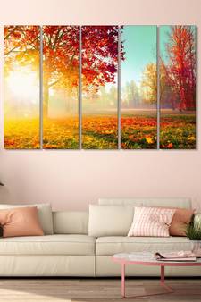 999Store    Red wood home wall decor