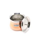 Coconut Stainless Steel - Cookware/ Orchid Copper Twister  Handi With Lid -1 Unit - Capacity - 500 ML