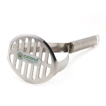 Coconut Stainless Steel Hand Masher /Dal Masher Daimeter -(25-Cm /10 Inches) 1
