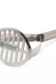 Coconut Stainless Steel Hand Masher /Dal Masher Daimeter -(25-Cm /10 Inches)