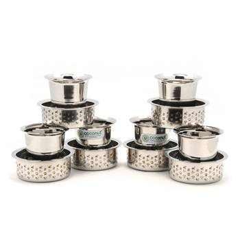 Coconut  Kumbakonam Dabara Set  Pack of 6  , Capacity -150MLEach Glass 2
