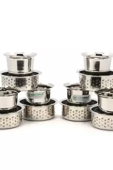 Coconut  Kumbakonam Dabara Set  Pack of 6  , Capacity -150MLEach Glass