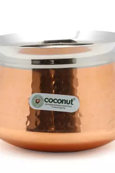 Coconut Stainless Steel - Cookware/Braun Hammered Handi Capacity - 350 ML
