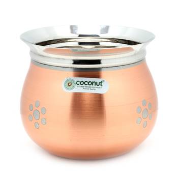 Coconut Stainless Steel - Cookware/Daisy  Handi Capacity - 2600 ML 1