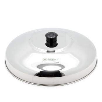 Coconut Stainless Steel Multipurpose Lid/Cover for Dosa, Utensils, Tawas Diameter - 26CM 1