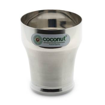 Coconut Stainless Steel Baleno Glasses / Tumbler - Set of 3 (300 ML Each Glass) 2