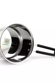 Coconut Stainless Steel Plain Sauce Pan- 1 Unit - Capacity - 2000ML, Color - Silver  - Dimension - 20 Cms