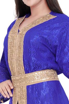 SALE New Event Moroccan Net Kaftans Wedding Dress Very Fancy Long Gown  3