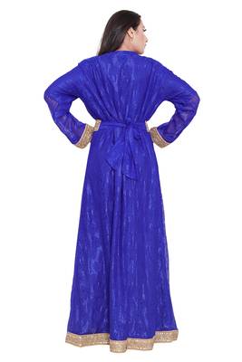 SALE New Event Moroccan Net Kaftans Wedding Dress Very Fancy Long Gown  5