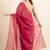 Peach Sequin Box Handloom Cotton Silk Saree With Blouse