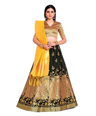 multicolor art silk ethnic lehengas 1