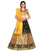 multicolor art silk ethnic lehengas