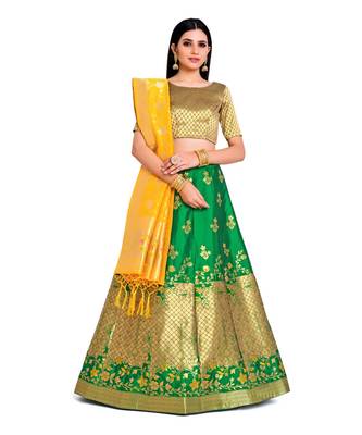 multicolor art silk ethnic lehengas 1