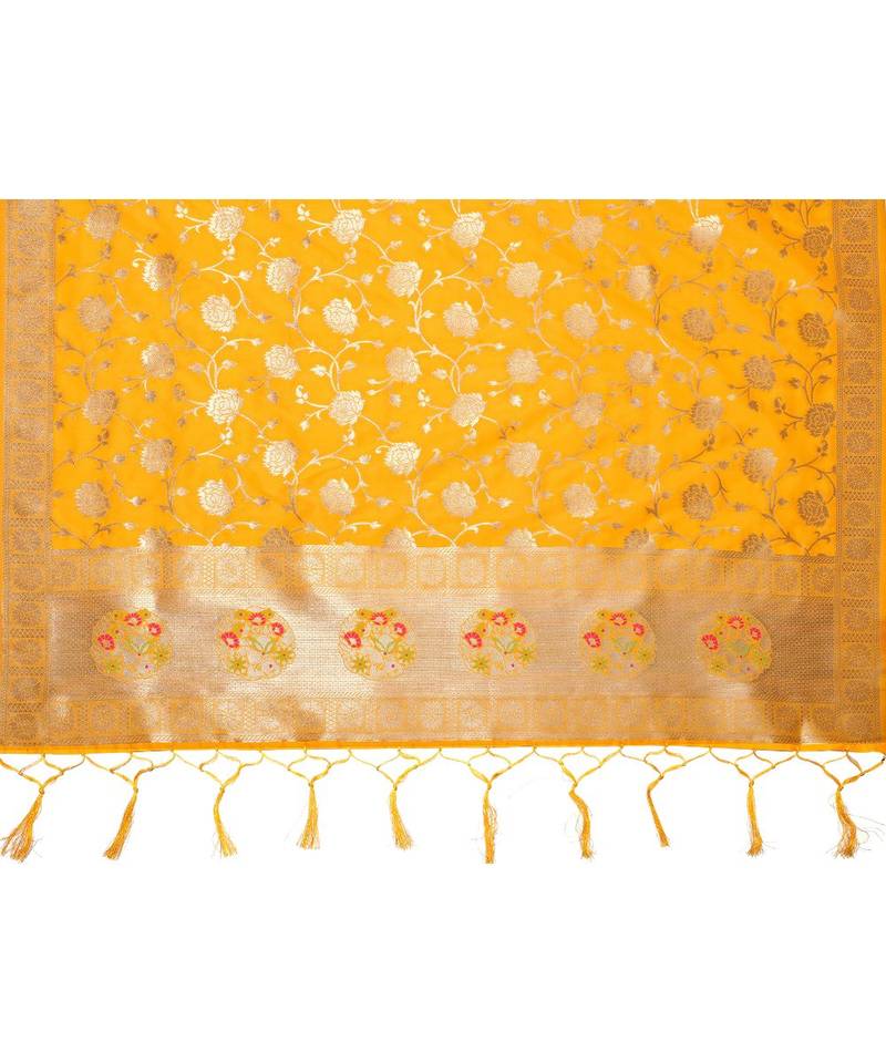 multicolor art silk ethnic lehengas