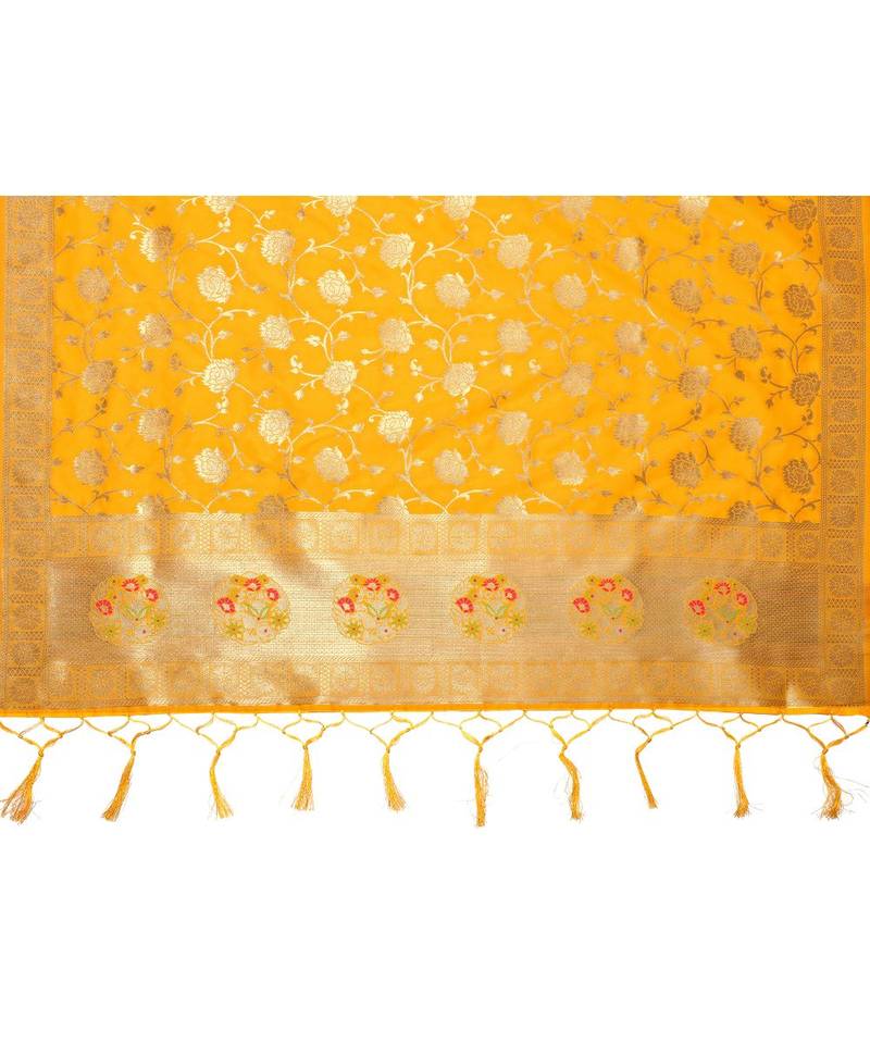 multicolor art silk ethnic lehengas