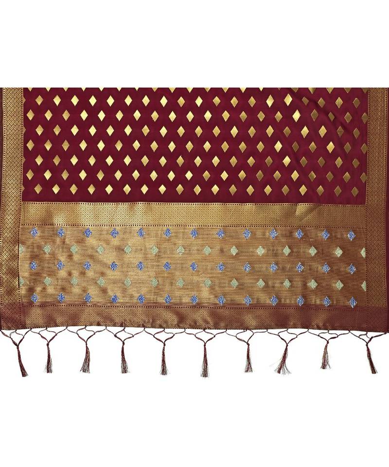 multicolor art silk ethnic lehengas