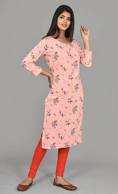 Pink Color phull patti design saganeri embroidery kurta 4