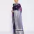 blue Oraganza Silk Banarasi Zari Booti Skirt Border Saree
