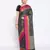 black Silk Blend Banarasi Satan Border saree