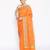 orange Silk Blend Banarasi Meena Boota Saree