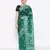 green Oraganza Silk Banarasi Rupa  Zari Booti  Saree