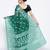 green Oraganza Silk Banarasi Rupa  Zari Booti  Saree