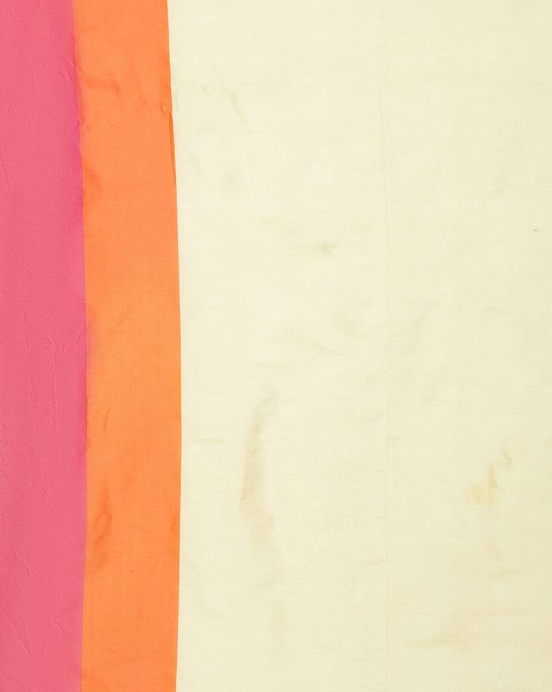 beige Kataan Silk Banarasi Meena Booti Saree