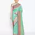 green Kataan Silk Banarasi Meena Booti Saree