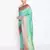 green Kataan Silk Banarasi Meena Booti Saree