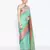 green Kataan Silk Banarasi Meena Booti Saree