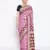 purple Banarasi Cotton Silk  Bandhej Saree