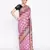 purple Banarasi Cotton Silk  Bandhej Saree