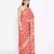 red Banarasi Cotton Silk  Bandhej Saree