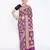 purple Banarasi Cotton Silk  Bandhej Saree