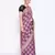 purple Banarasi Cotton Silk  Bandhej Saree
