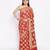 red Banarasi Cotton Silk  Bandhej Saree