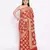 red Banarasi Cotton Silk  Bandhej Saree