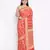red Banarasi Cotton Silk  Bandhej Saree