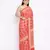red Banarasi Cotton Silk  Bandhej Saree