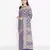blue Banarasi Cotton Silk  Bandhej Saree