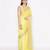 yellow Dupion Silk Banarasi Meena Jaal Saree