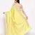 yellow Dupion Silk Banarasi Meena Jaal Saree